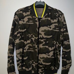 Camouflage Varsity Jacket - ZARA